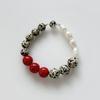 August Harmony 925silver Dalmatian Mixed Pearl Bracelet