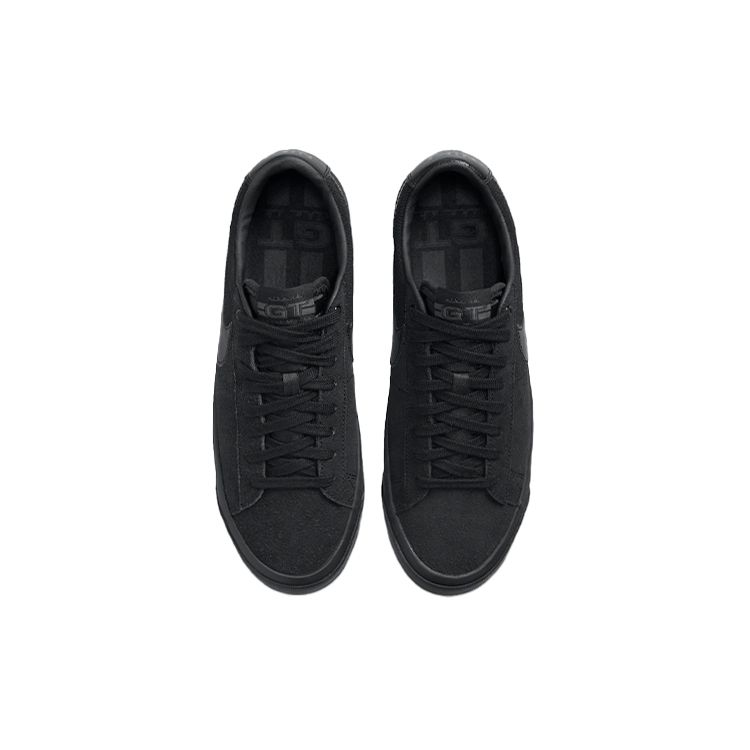 Nike Zoom Blazer Low Pro GT SB Triple Черные кроссовки унисекс антрацитовый DC7695-003
