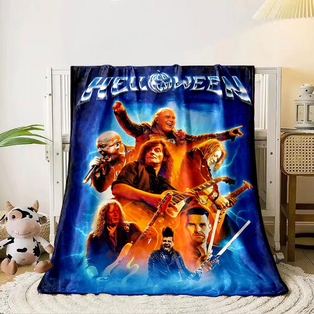 Helloween Band Blanket Art for all seasons blanket lunch break throw gift