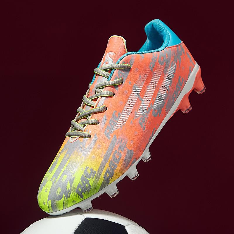 Artificial Grass Shoes 17 Long Nails Broken Nails Football Shoes 22 Training Students Boys And Children Sports Shoes Mandarin Duck