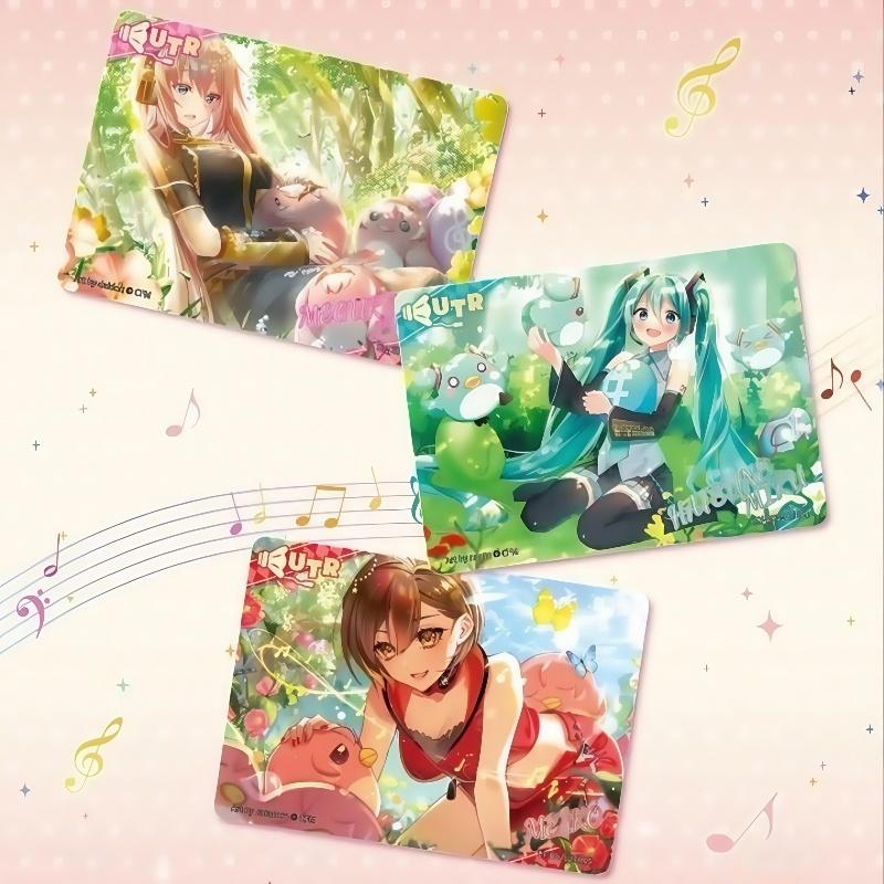 Genuine Hatsune Miku Series Charm Volume II Card Animation Characters Peripheral Children's Birthday Collection Gift Toys