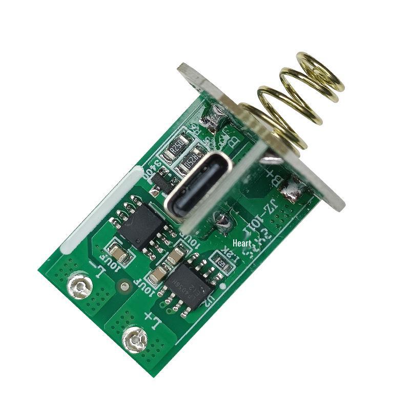 Single Lithium Flashlight Driver Board with Type-C Charging and Switch Circuit