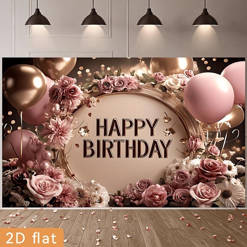 2D flat banner 1 piece suitable for birthday party decoration. It has a cute design.