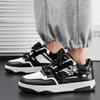 Men's Skateboard Shoes Comfortable and Breathable Vulcanized Shoes Fashionable Lace-up Platform Shoes Sapato Masculino 2024