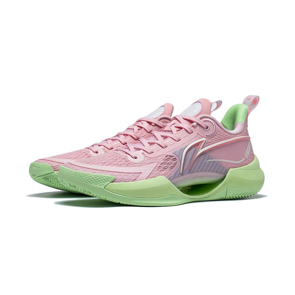 Li Ning Ultra Light V2 Peach Basketball Shoes Men Sneakers Pink ABAT029-6