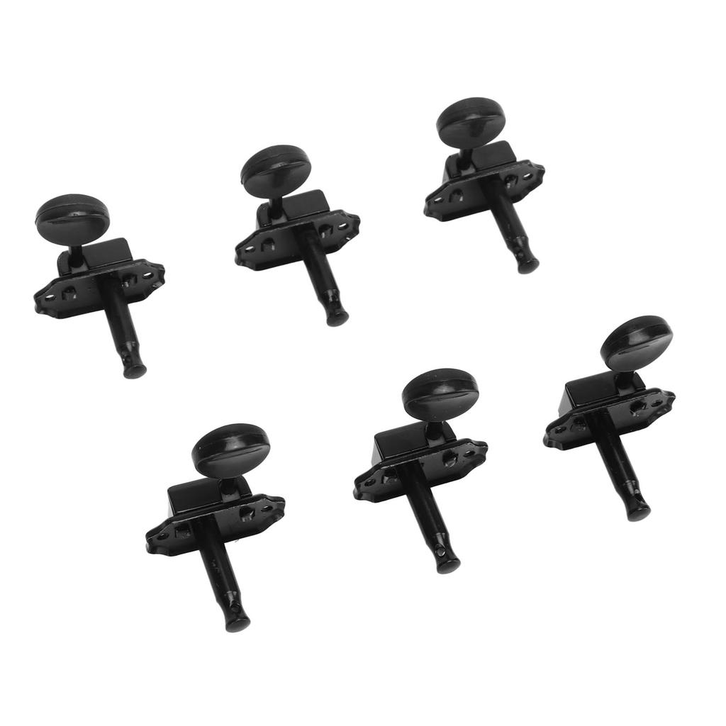 6 шт. колки для настройки струн 3L3R Металлические колки высокой прочности для электрогитары Черные