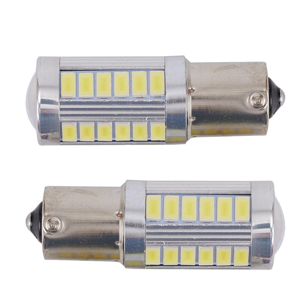 Set LED Reversing Light Car Accessories 2Pcs Aluminum 5630 33SMD 6500K
