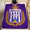 1PC Royal Sporting Club Anderlecht Patterned Flannel Blanket Suitable For All Seasons for Home Decor Warmth and Comfort Gifts Holiday Present