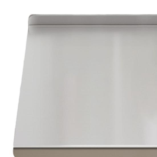 Нескользящая разделочная доска из нержавеющей стали с нескользящим дном для нарезки мяса, хлеба, овощей, фруктов, тортов. Легко моется. Кухонный инструмент