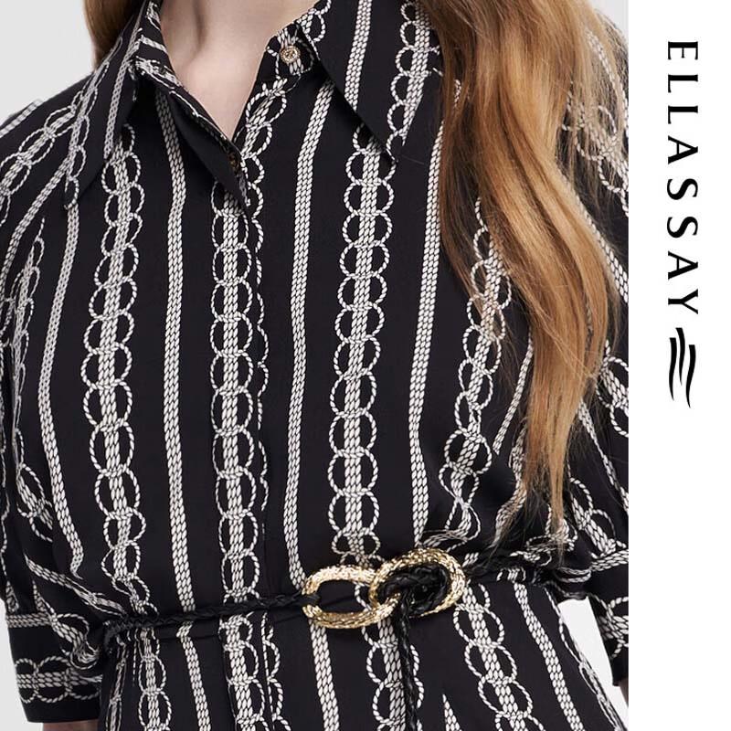 ELLASSAY Женское элегантное платье А-силуэта приталенного кроя