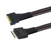 Oculink PCIe 8i 8i 8x Slimline SSD Data Active Cable 50cm PCI-Express SFF-8611 - SFF-8654