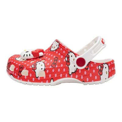 Hello Kitty x Classic Clog Детские красные в горошек Детские кроссовки Мульти 210576-90H
