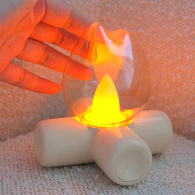 Реалистичный эффект мерцающего пламени, USB-лампа для костра, настольная лампа с ночником, винтажный стол для