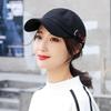 Korean Style Women's Duckbill Cap with "MY" Embroidery - Spring/Autumn Fashion, Casual Baseball Hat for Outdoor Sunshade.