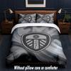 Дизайн Leeds United Постельное белье Комплект 1 пододеяльник + 2 наволочки Мягкое дышащее Домашнее постельное белье
