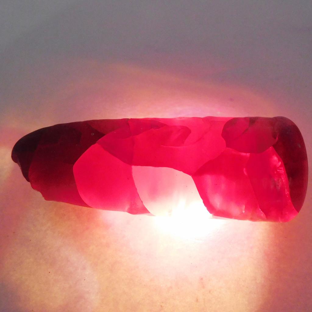 Natural Red Ruby Loose Gemstone Rough 230.30 ct Uncut Raw for Lapidary and Gem Collections