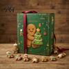 December Daily Countdown Activities 2026 Gingerbread Man Advent Calendar, 24 Day Christmas Decoration for Shelf Decor Kids Adults, Festive Holiday