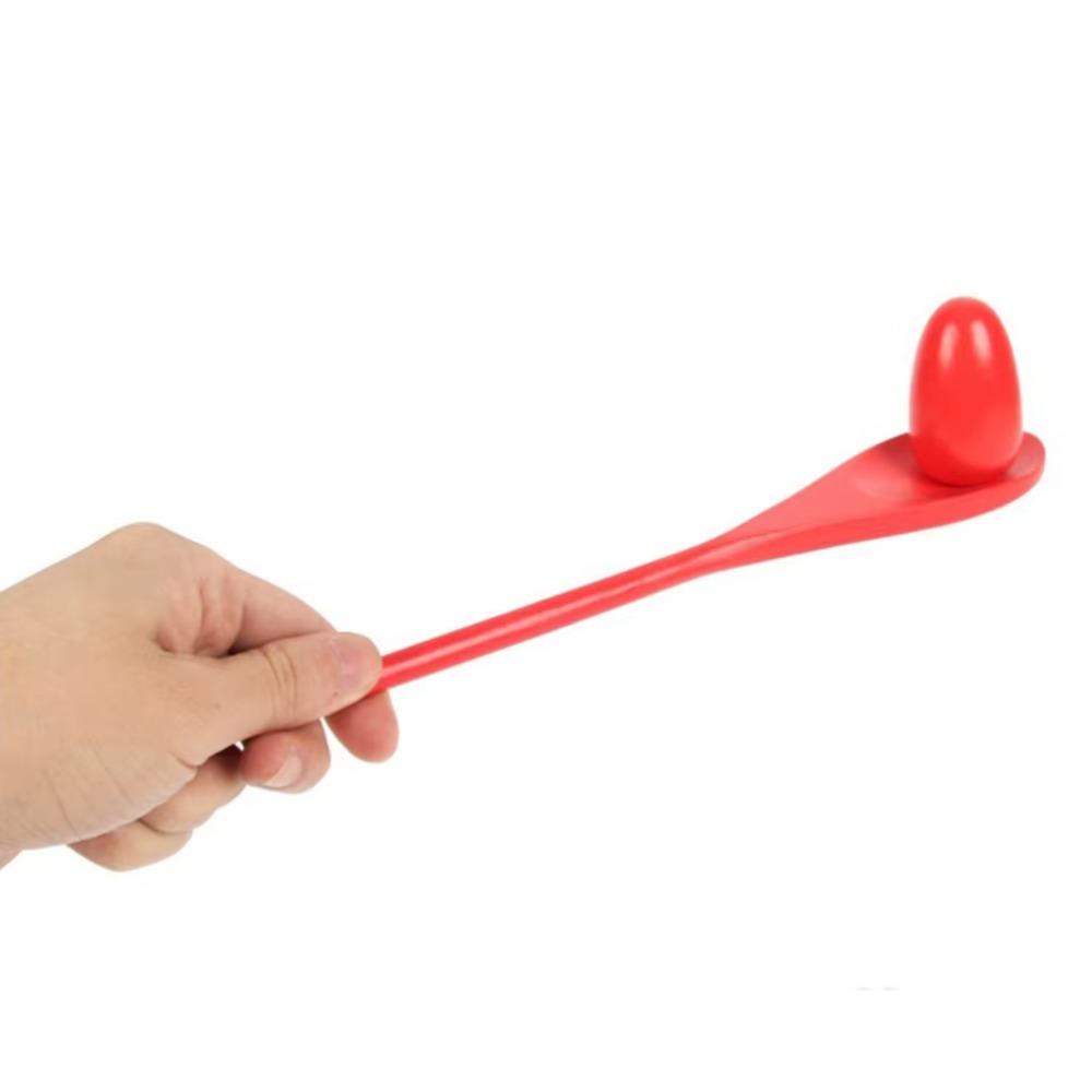 4/12PCS Wooden Wooden Bamboo Spoons Montessori Early Learning Relay Race Outdoor Activities