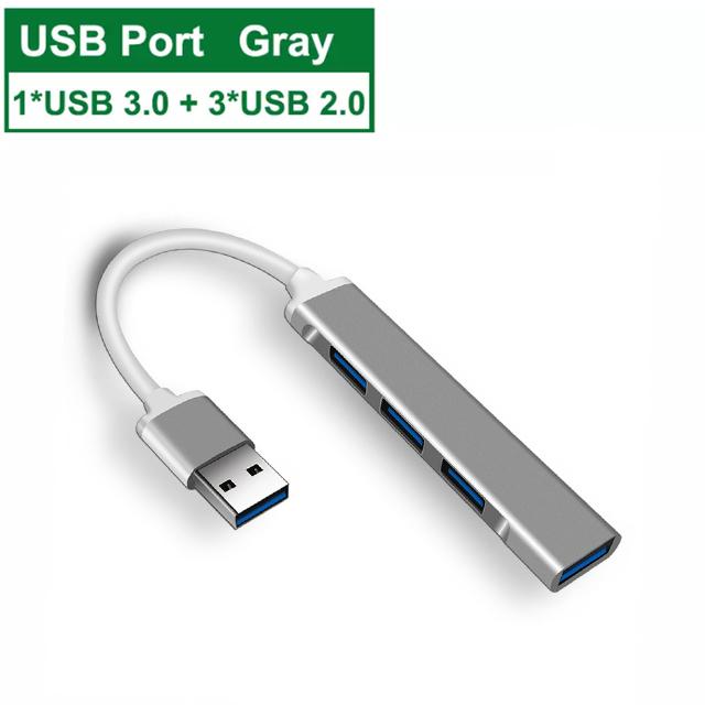 4-в-1 USB 3.0 HUB USB HUB док-станции Type C 3.1 Multi USB Splitter адаптер OTG для ноутбуков ПК аксессуары Macbook Pro