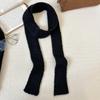 New Slender Strip Knitted Scarf, Neck Care and Warmth In Autumn and Winter, Multi-functional Outdoor Cycling, Cold-proof, Soft and Skin-friendly Scarf