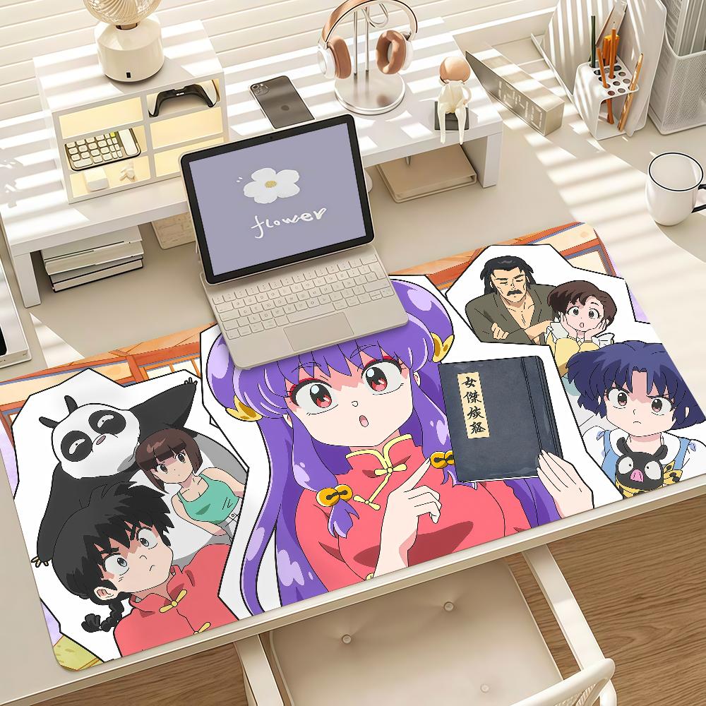 Anime RRanmaS Mouse Pad Anti Slip Rubber Edge Locked Thickened Laptop Gaming Desk Mat