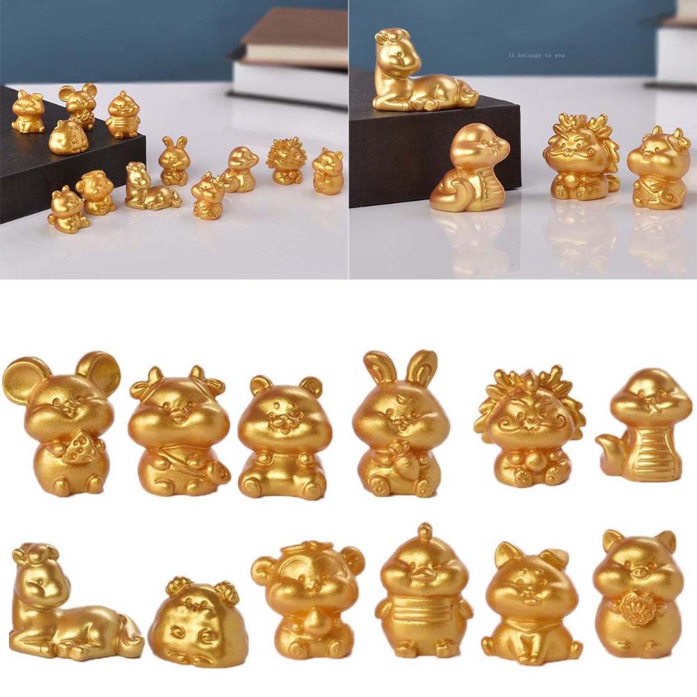 DIY Home Decoration Fairy Garden Cow Figurines Micro Landscape Miniature Taurus Animal Model