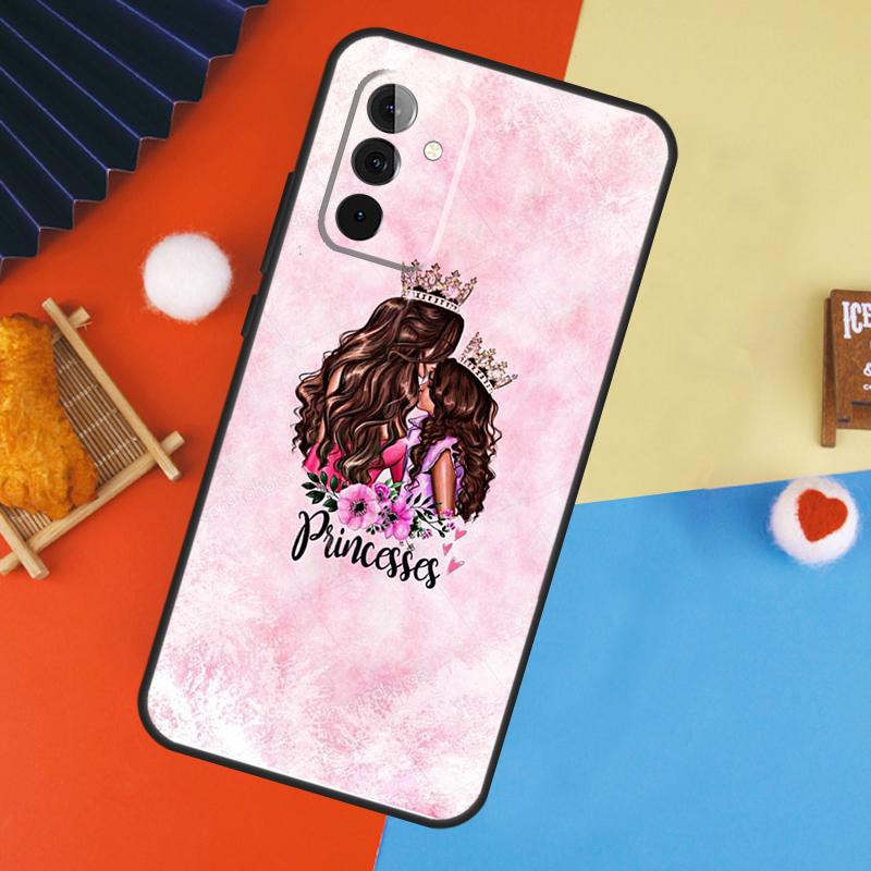 Beautiful Mother Daughter Son Case For Samsung Galaxy A53 A33 A13 A54 A34 A14 A56 A36 A16 A06 A12 A32 A52 A35 A17 A15 A55