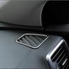 2 Pcs/Set Stainless Steel Car Air Vent Circle Trim Air Conditioner Protection Sticker for Kia Sportage Kx5 QL 2016 -