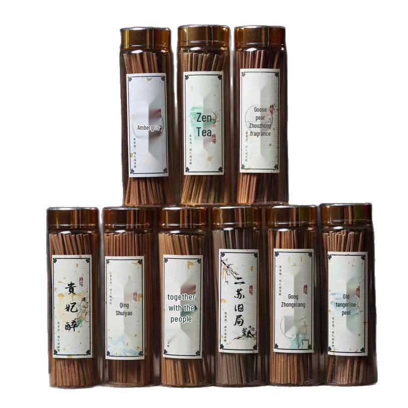 Палочки благовоний из сандалового дерева и агарового дерева для спальни - Натуральный комнатный буддийский аромат