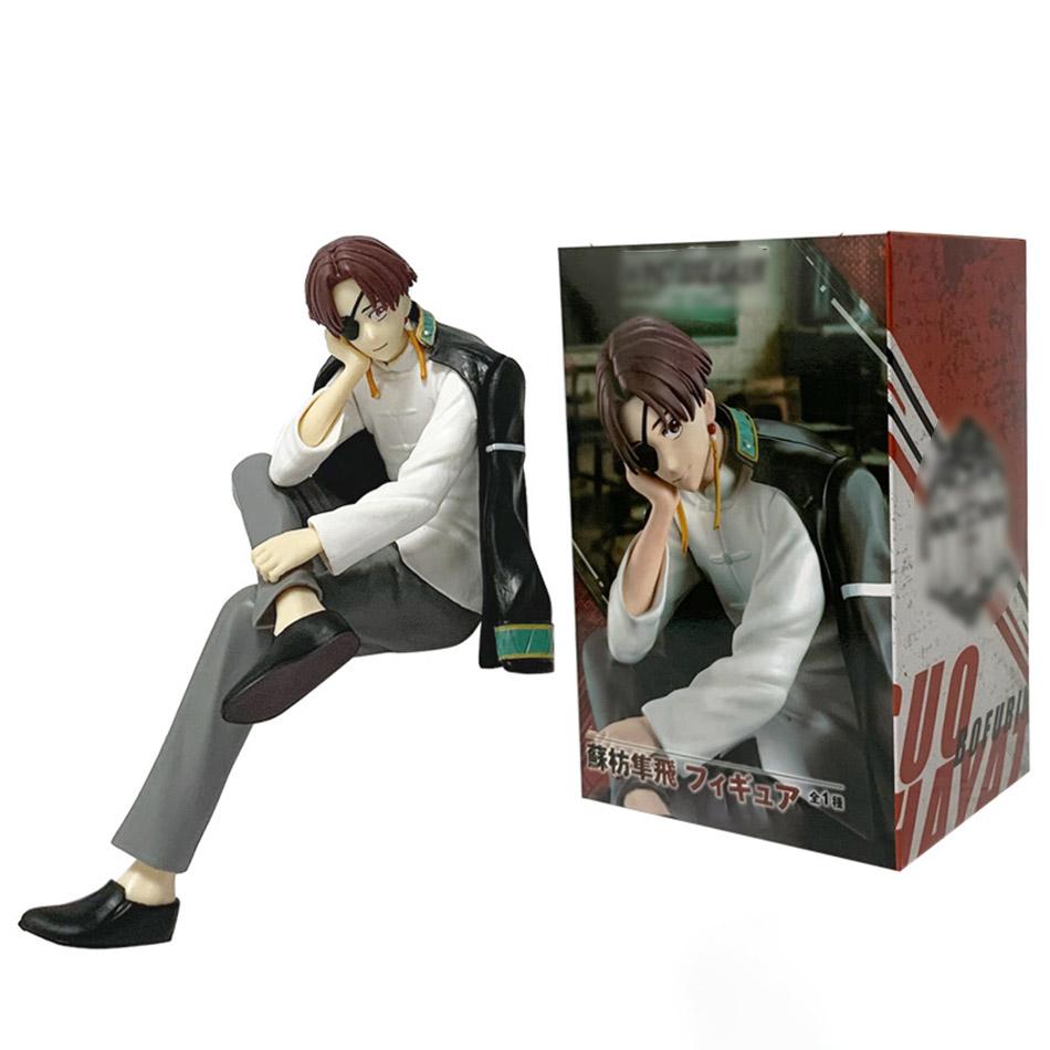 Ветрозащитный ПВХ Аниме Мерч | Фигурка-Стопор для Лапши - Стоящая Сакура Харука и Сидящий Суо Хаято | Фан-Коллекционное Издание