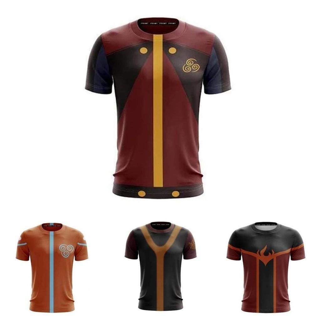 Футболка Аватар: Легенда об Аанге для женщин и мужчин с потрясающей 3D-печатью и дышащим мягким материалом