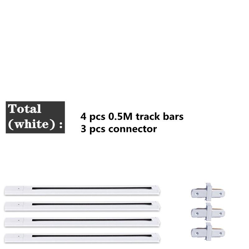 LED Track Light Led Floodlight Dimmable AC85-265V COB Linear Light Grille Lights Rail Lamp 10W 20W 30W 40W For Interior Lightin