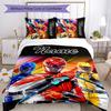 3pcs Mighty Morphin Power Rangers1 Cover Set - Personalized Name, HD Printed Bedding with 1 Cover and 2 Pillowcases - Perfect for Home Decor, Ea