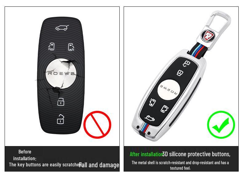 Roewe IMAX8 Key Case: High-End Buckle Shell for 2021-2022 MPV Model