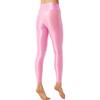 Женские леггинсы, однотонные глянцевые эластичные спортивные штаны, колготки для йоги, тренировок, танцев, брюки