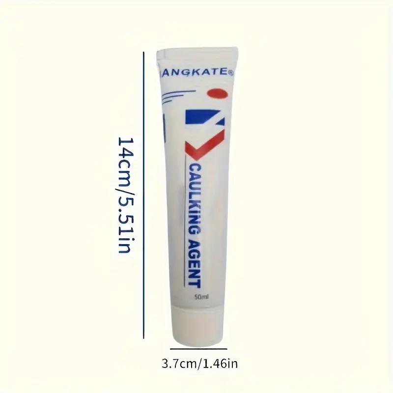 Герметик латексный гель-герметик - 1 шт. Быстросохнущий, водостойкий, устойчивый к плесени наполнитель для бетона, мрамора, металла, стекла, ПВХ - идеально подходит для ванной комнаты