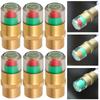 Copper Core Tire Pressure Monitor Valve Stem Cap Sensor Indicator Alert for Auto Car Motorcycle Bike Stainless Steel Accessories Valve Stems 1
