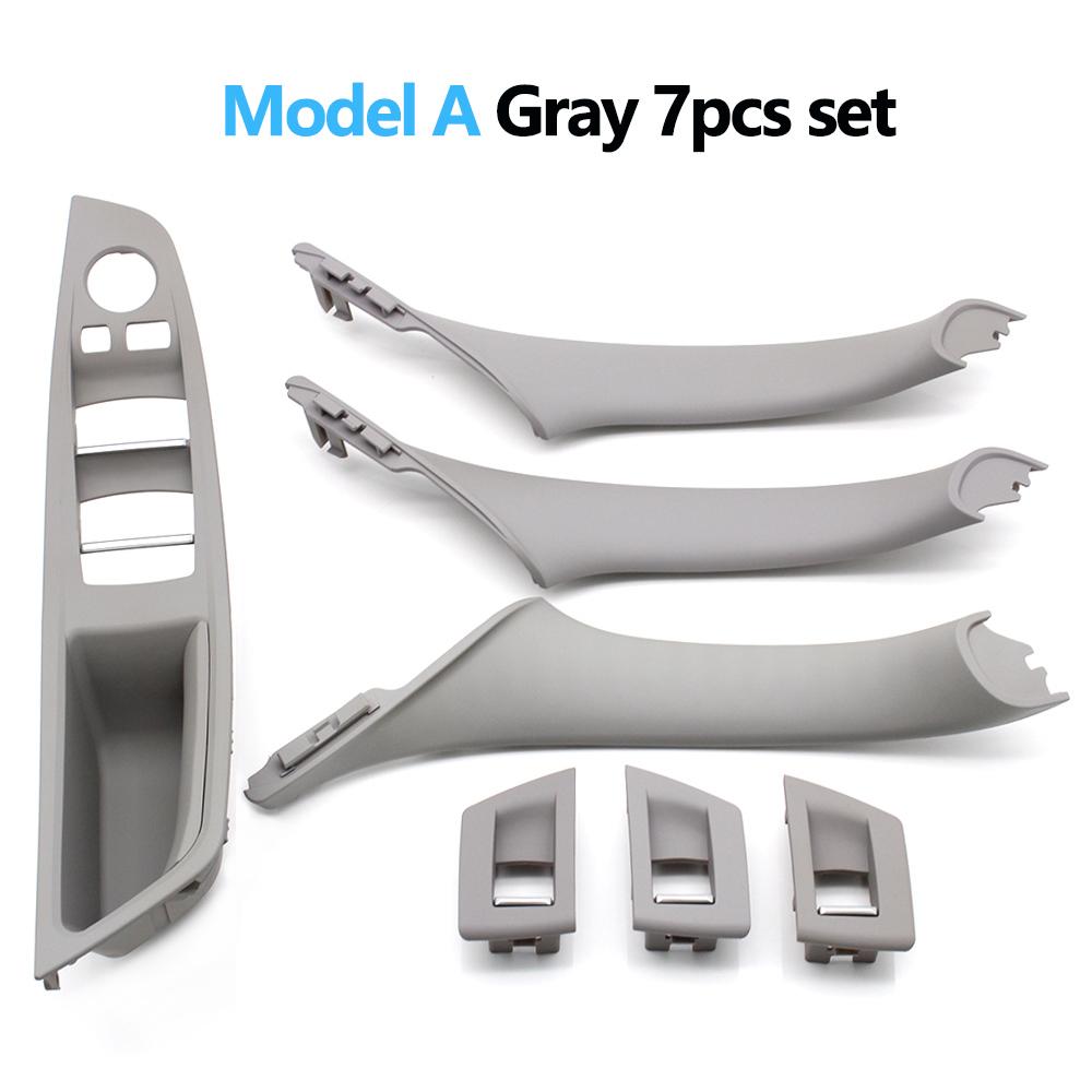 7pcs Set LHD Interior Armrest Door Handle Panel Ide Trim Cover For BMW 5 Series F10 F11 F18 520i 523i 525i 528i 535i