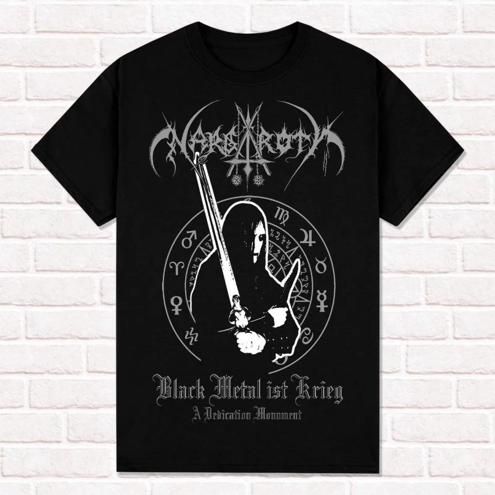 Футболка Nargaroth Black Metal Ist Krieg 2001 Black Metal Стиль Металлистов Летняя Мужская Женская Майка Топ Уличная Одежда Повседневная Y2k