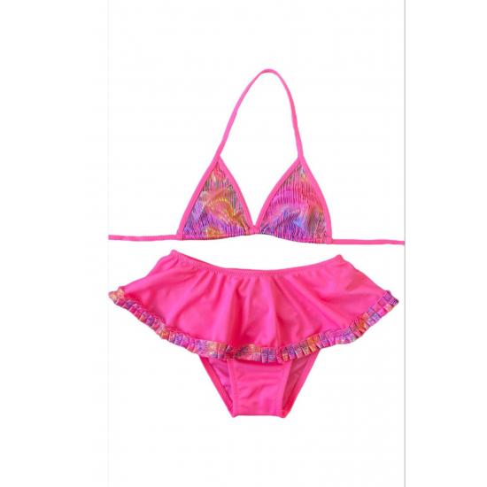 Розовый комплект бикини для девочек