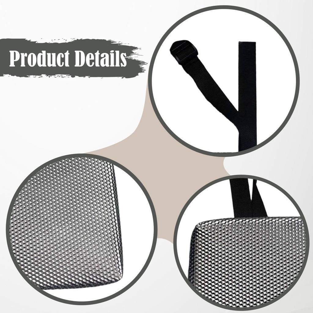 Electric Bike Rear Seat Cushion Padded Shock Absorbent Saddle Seat Pad for Men & Women Bicycle Accessory for Sports