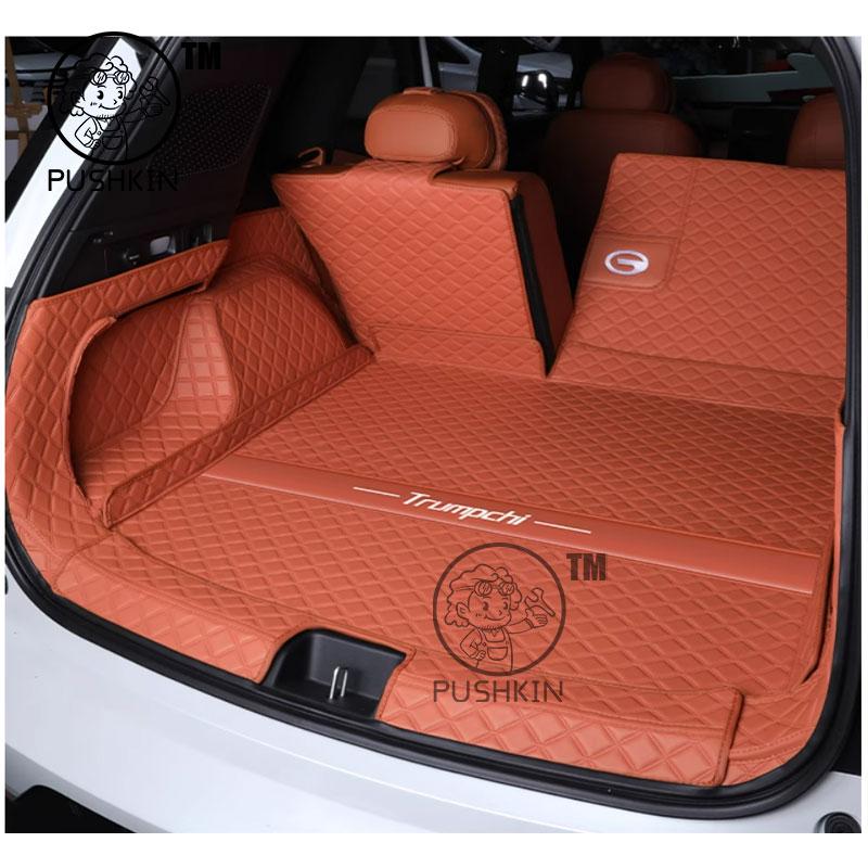 Для GAC Trumpchi S7 GAC GS7 2026 2027 Автомобильные коврики Кожаные водонепроницаемые коврики в багажник Черные Полные чехлы Аксессуары