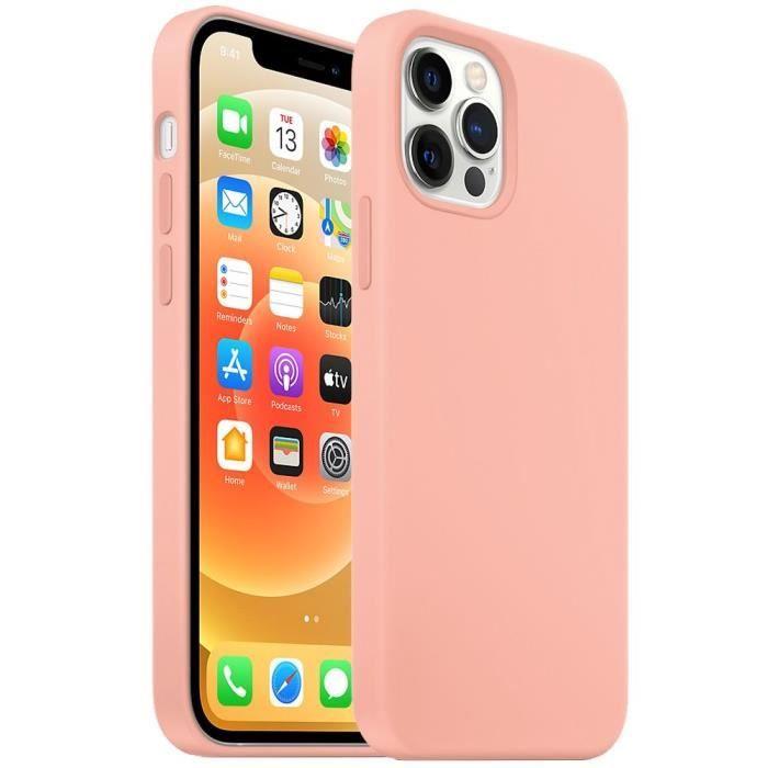 Coque Silicone Slim Pour iPhone 13 Pro (6,1") Rose E.F.Connection