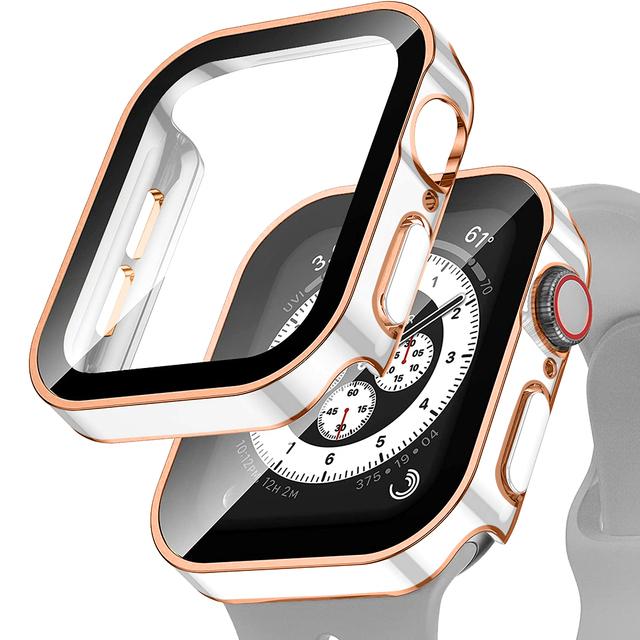Чехол для Apple Watch Case 46мм 42мм 45мм 44мм 49мм 41 40мм Защитное стекло для экрана Серия 11 10 7 8 9 SE 6 5 4 Ultra 3