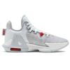 Nike Мужские кроссовки LeBron Witness 6 EP Pure Platinum серые университетские-красные белые DC8994-003