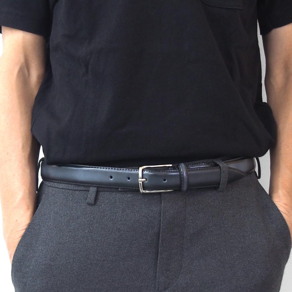 [KOGUMA BELT] Мужской деловой ремень KOGUMA, Ремень для джентльмена, Ремень для костюма, Коровья кожа, Натуральная кожа, Ширина 30 мм (3 см Ширина), Свободно