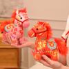 Lucky Horse Plush Toy 2026 Year of The Statue Stuffed Pony Doll Auspicious Festival Decor Gift for Adult Child Family