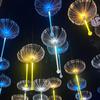 NPIK LED Fiber Optic Jellyfish Mood Lamp