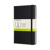 Moleskine Classic Medium Solid QP052 Notebook, Hardcover, Size, Black, Color,