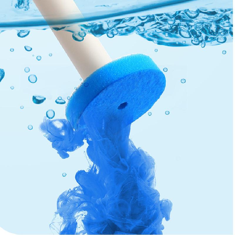 Одноразовые губки бытовые сменные головки для туалетной щетки с ароматом набор